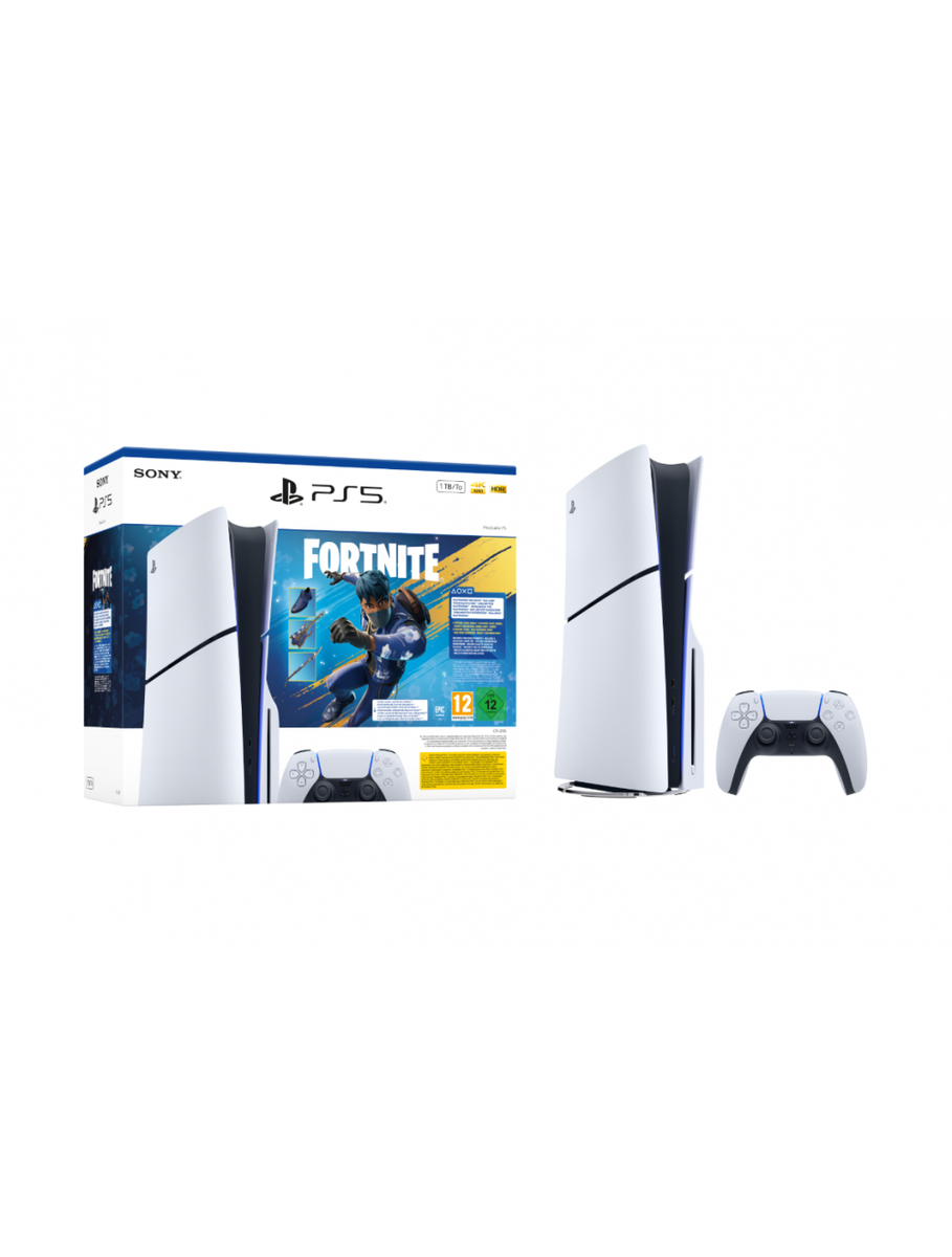 Sony PlayStation 5 Slim 1TB Fortnite Bundle  Disc Edition