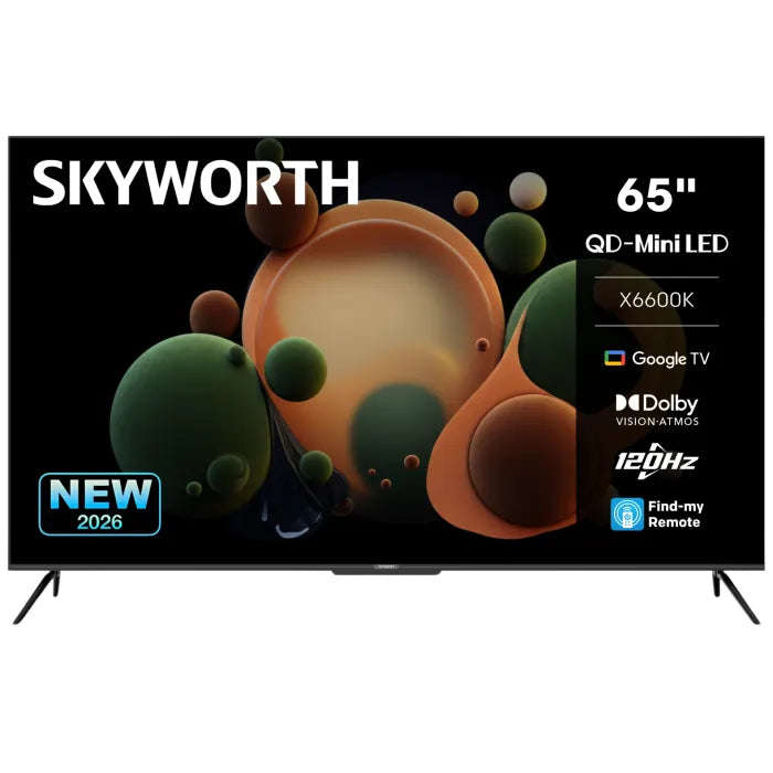Skyworth 65X6600K 65-inch 4K UHD QD Mini-LED Smart TV
