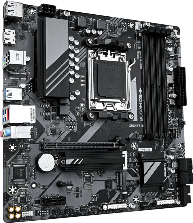 GIGABYTE B650M D3HP AMD AM5 Micro-ATX Motherboard  DDR5 Motherboard with 2x M.2, HDMI, Display...