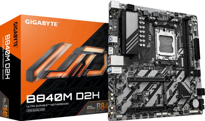 GIGABYTE B840M D2H DDR5 AMD Socket AM5 Motherboard