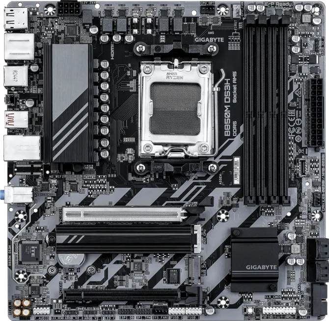 GIGABYTE B850M DS3H DDR5 AMD Socket AM5 Motherboard