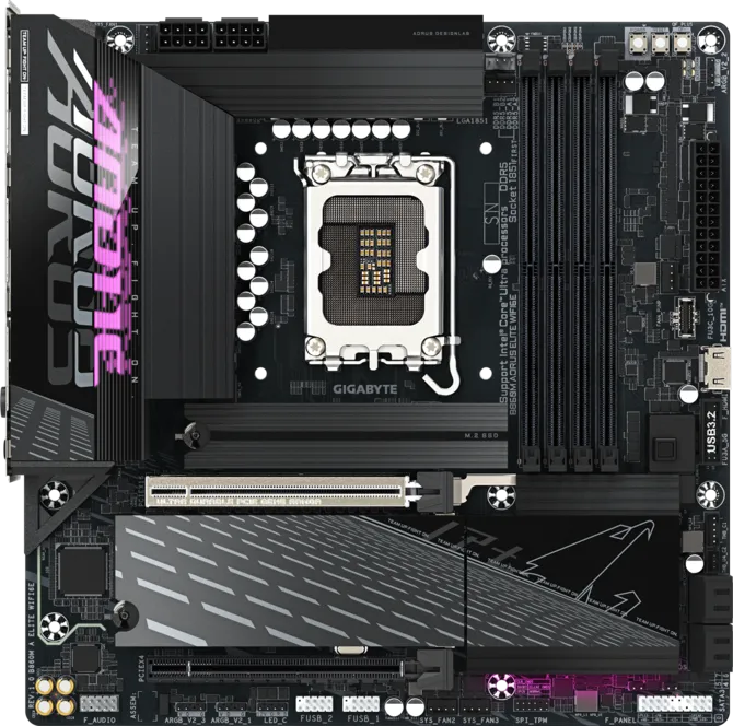 GIGABYTE B860M AORUS ELITE WIFI6E DDR5 LGA1851 socket Motherboard