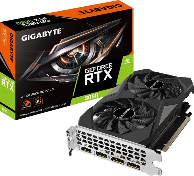 GIGABYTE nVidia GeForce RTX 3050 Windfore OC 6GB