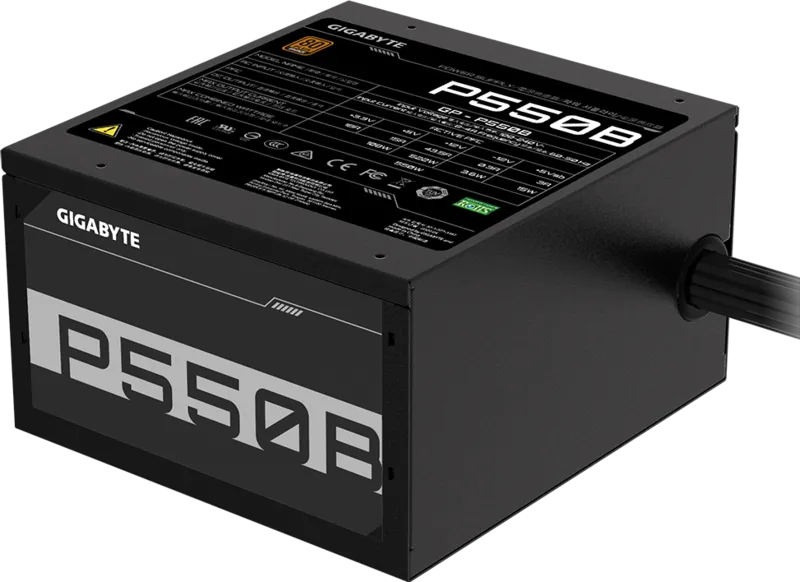 GIGABYTE P550B 550W 80 PLUS Bronze ATX Power Supply
