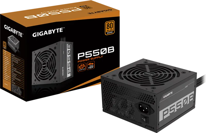 GIGABYTE P550B 550W 80 PLUS Bronze ATX Power Supply