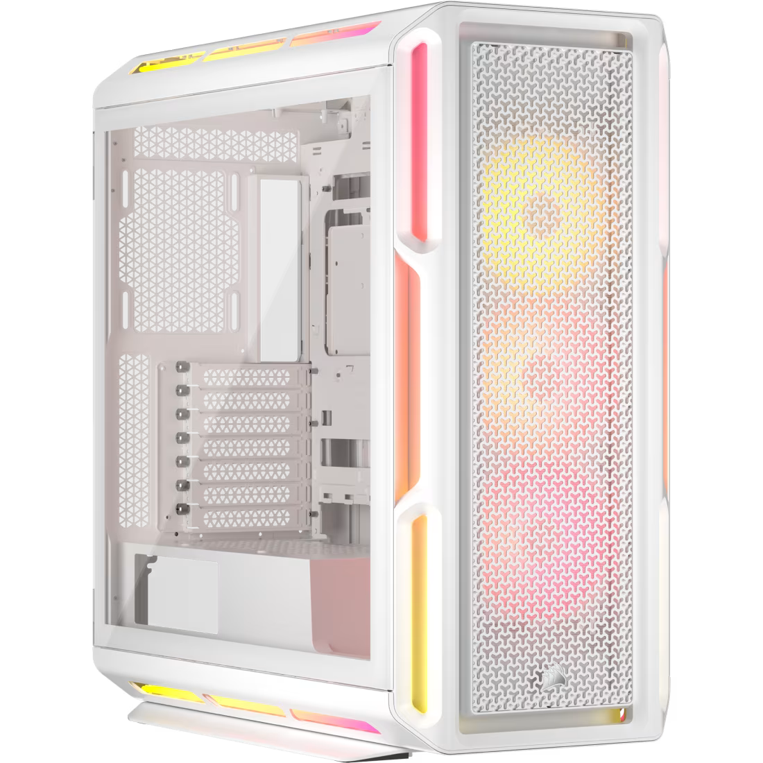 Corsair iCUE LINK 5000T LX RGB Mid-Tower High-Performance PC Case - White