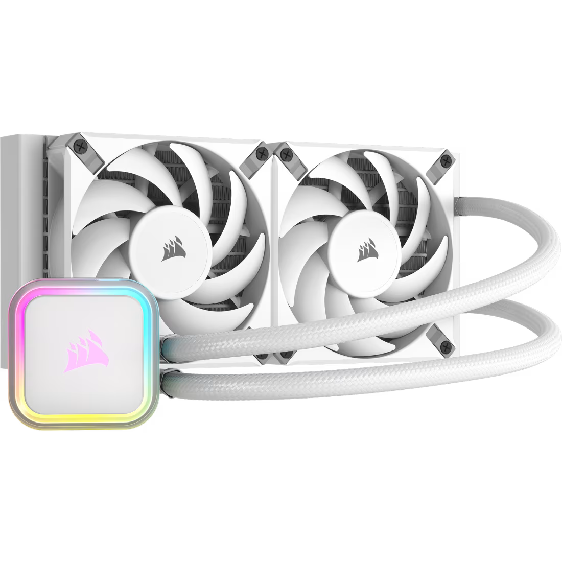 Corsair iCUE H100i RGB ELITE Liquid CPU Cooler - White