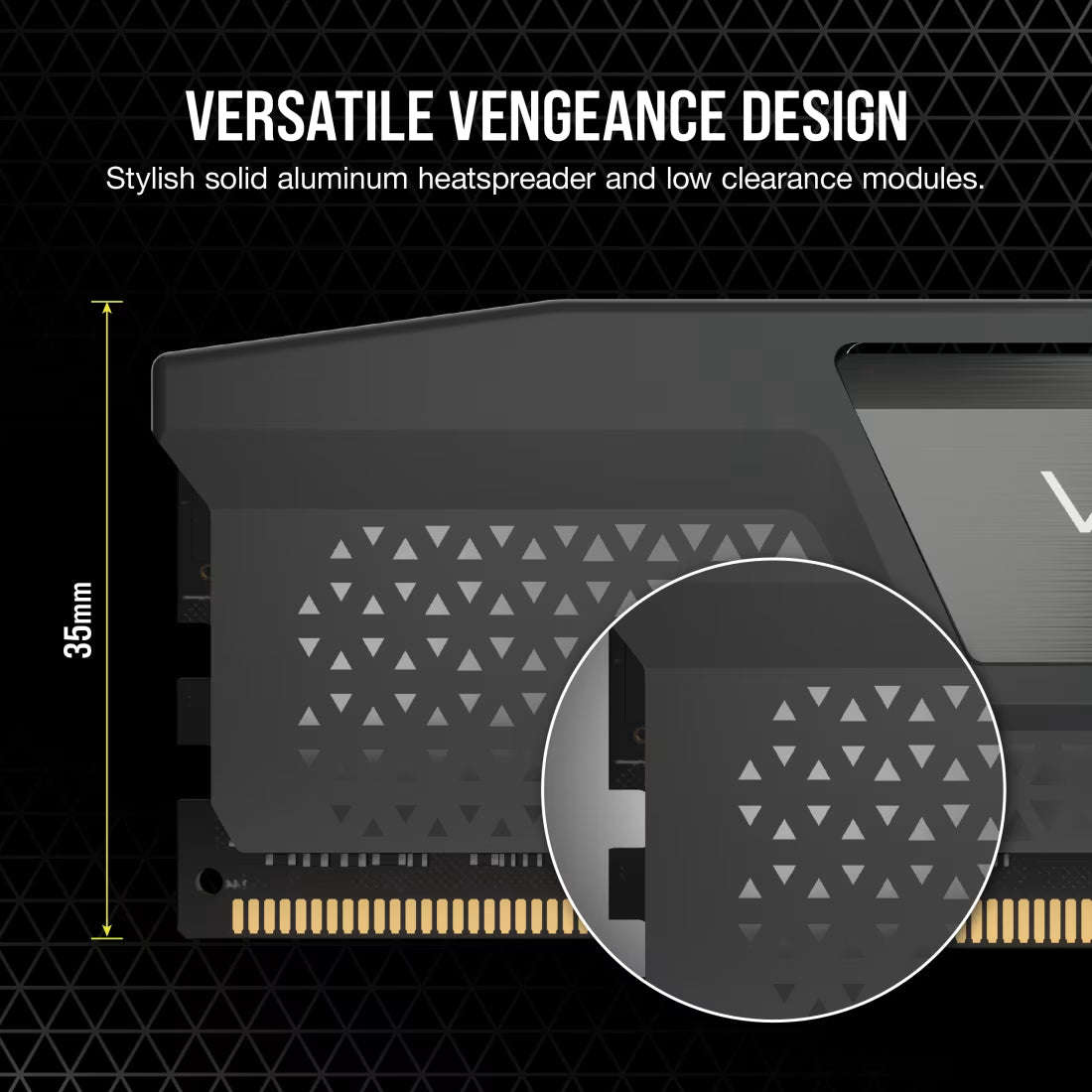 Corsair Vengeance 16GB (1 x 16GB) DDR5 DRAM 6000MHz CL36 Memory Kit