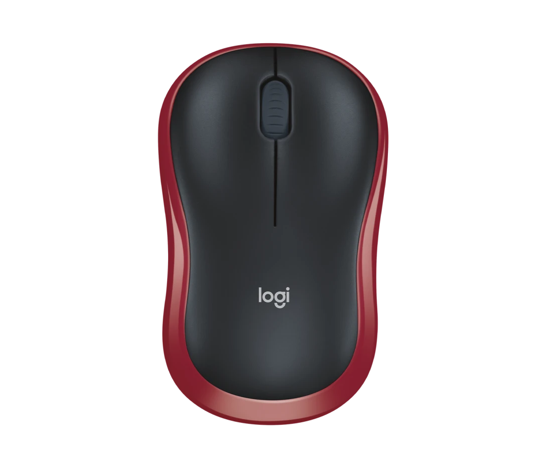 Logitech Wireless Mouse M185 (Red) Nano USB receiver