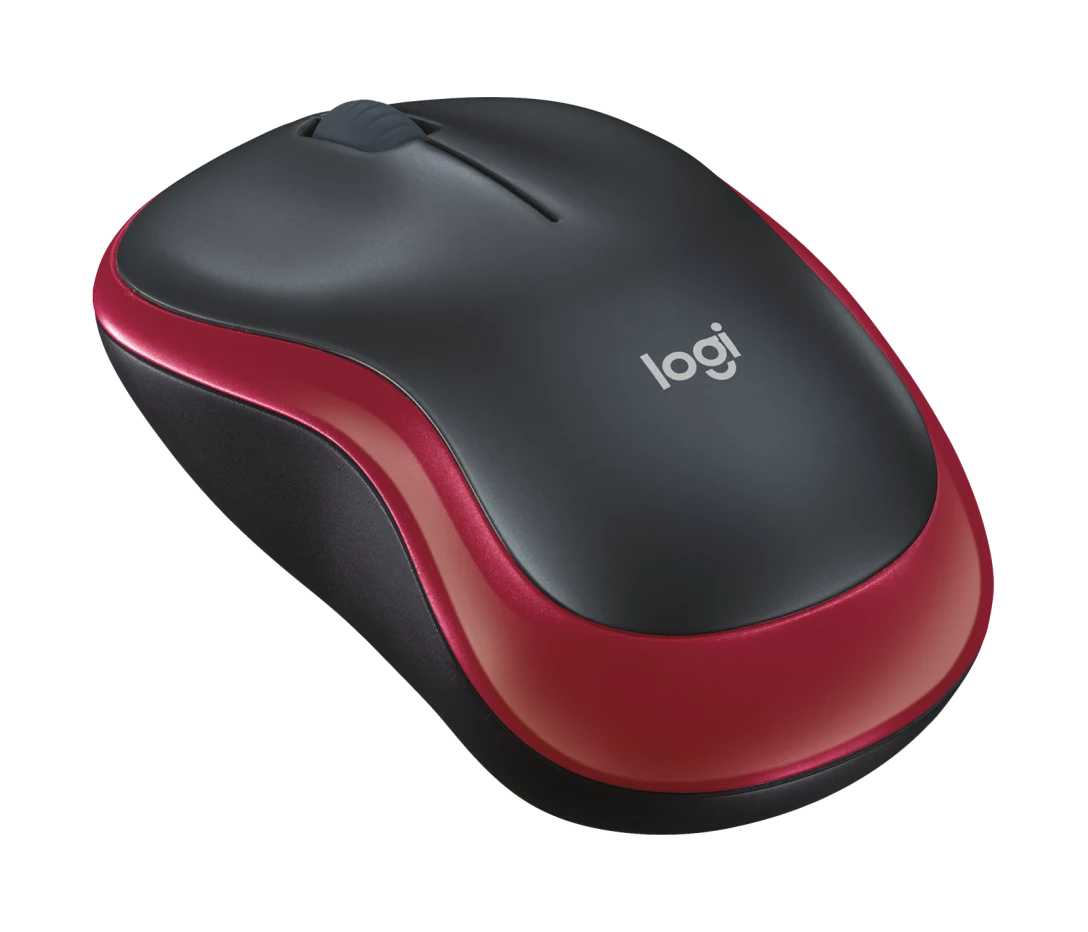 Logitech Wireless Mouse M185 (Red) Nano USB receiver