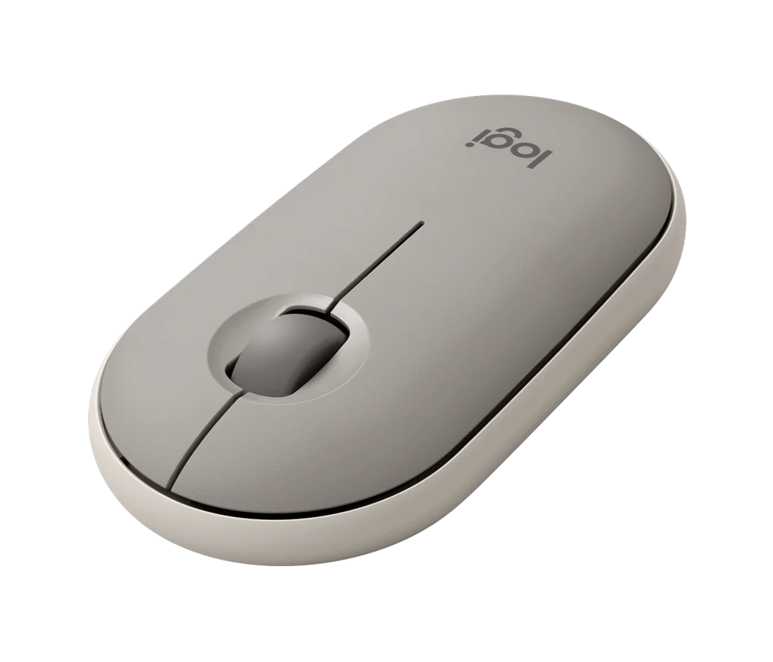 Logitech Pebble M350 Wireless Mouse - Off white