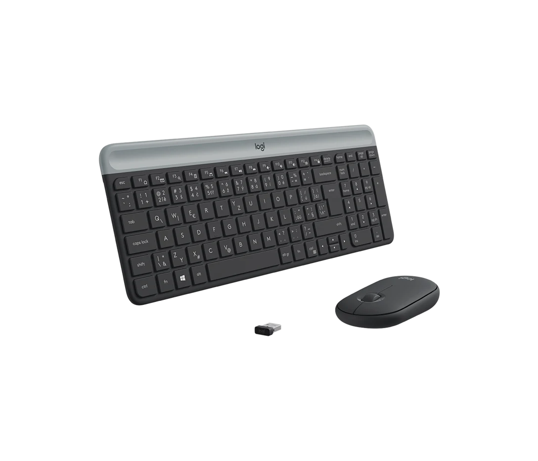 Logitech Wireless Keyboard and Mouse Combo MK470 - Graphite