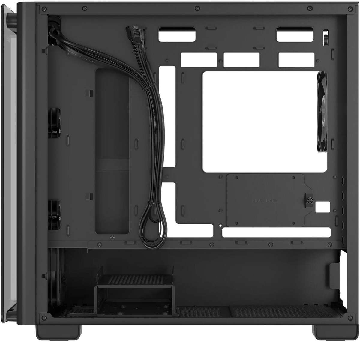 ASUS A23 PLUS TG ARGB Black Mid-Tower Case - 4x120mm Fans, Micro/Mini ATX