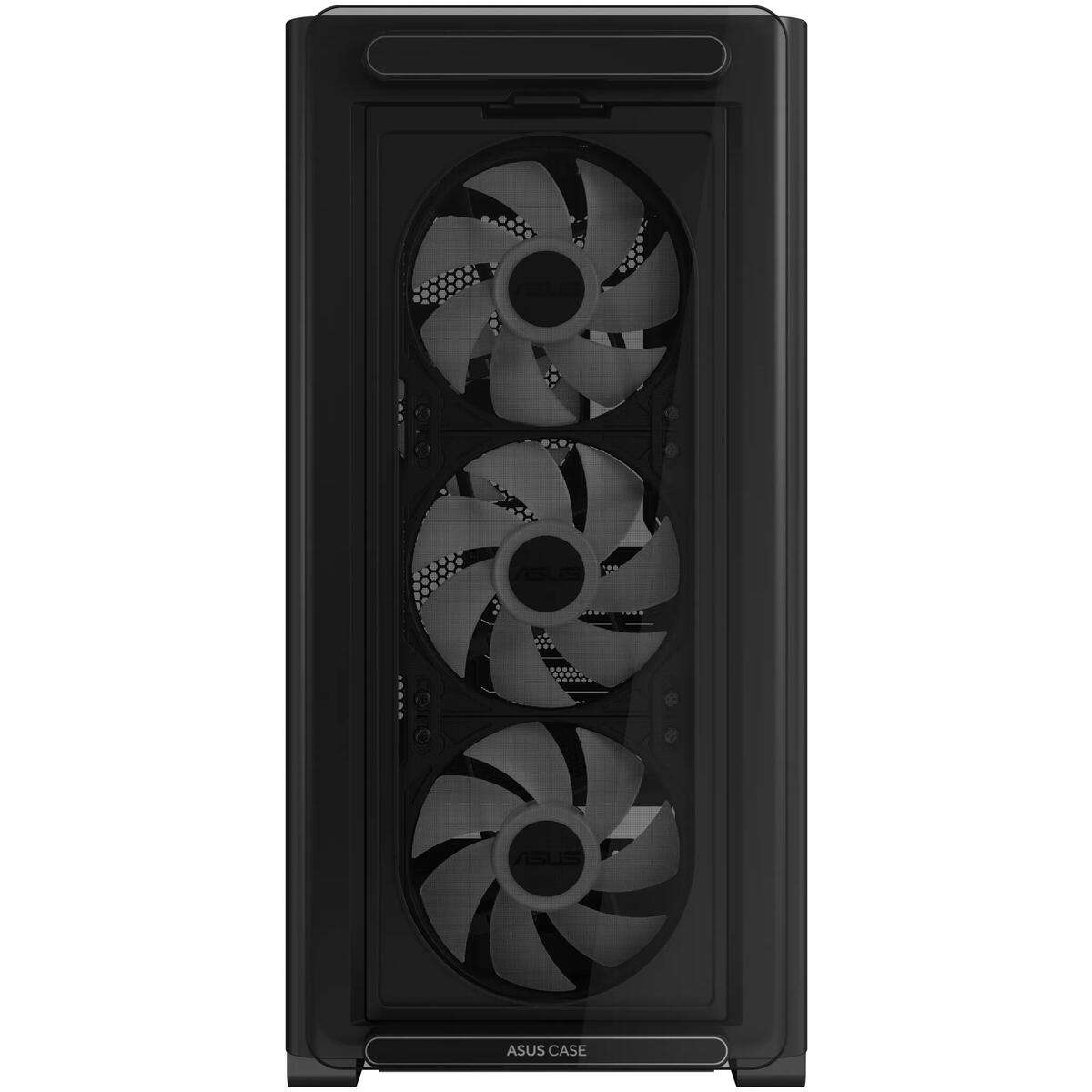 ASUS A23 PLUS TG ARGB Black Mid-Tower Case - 4x120mm Fans, Micro/Mini ATX