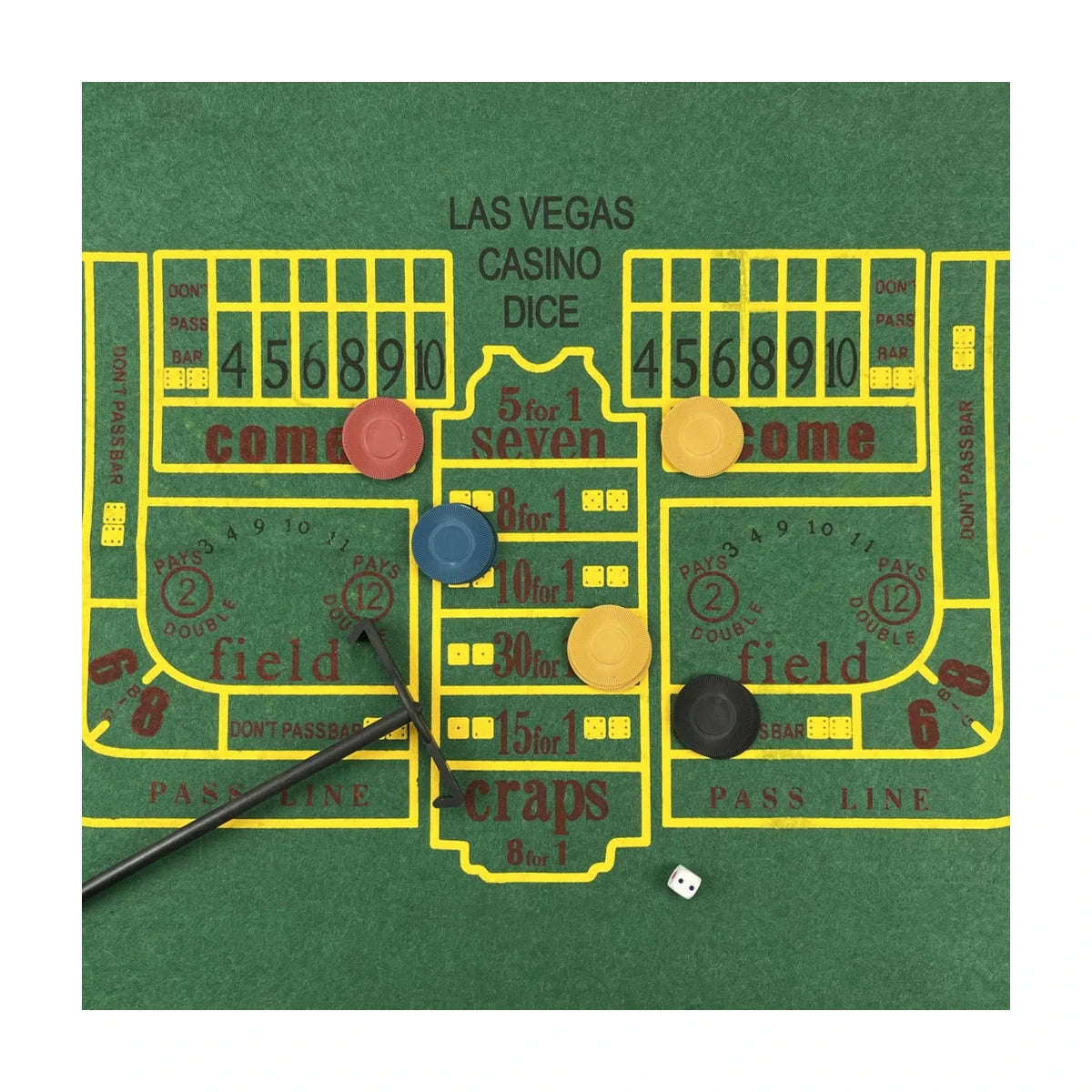 5-in-1 Casino Night Game Set: Tin Case