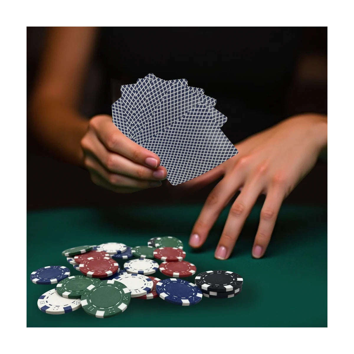 5-in-1 Casino Night Game Set: Tin Case