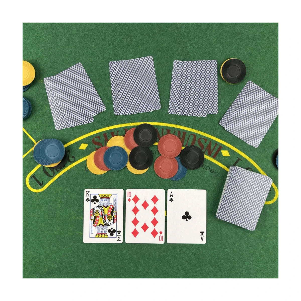 5-in-1 Casino Night Game Set: Tin Case