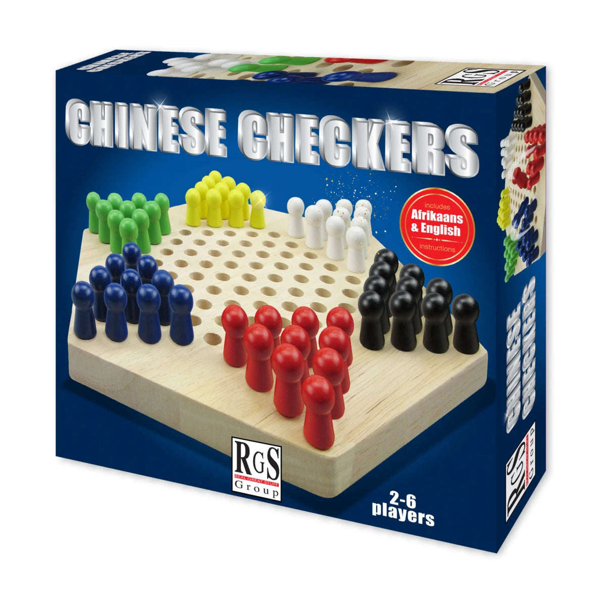 Chinese Checkers Wooden Game