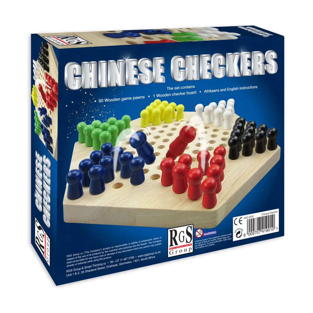 Chinese Checkers Wooden Game