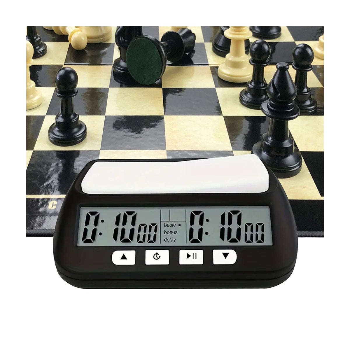 Digital Chess Clock Timer  Bonus and Delay Dual Timer