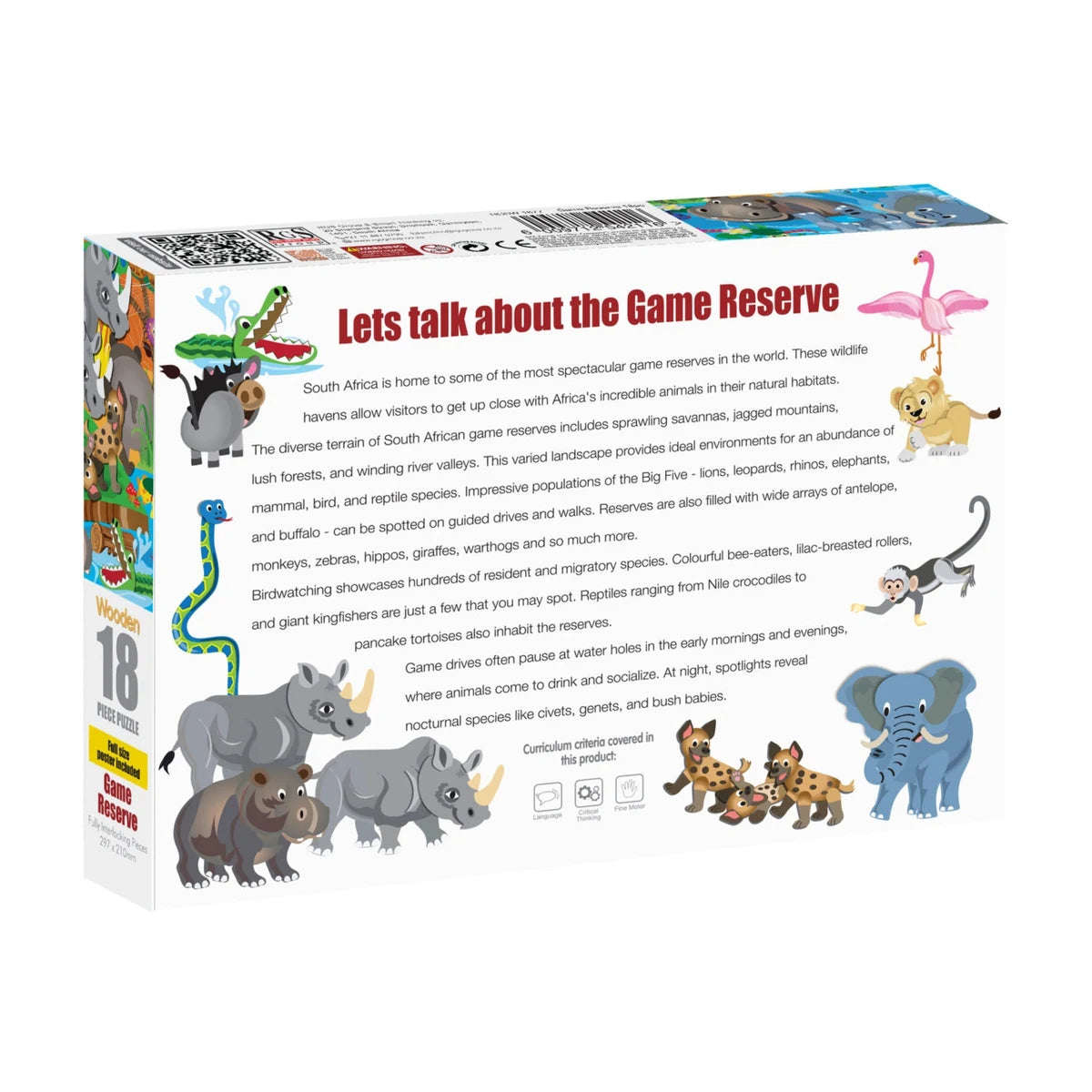 Game Reserve 18Pcs