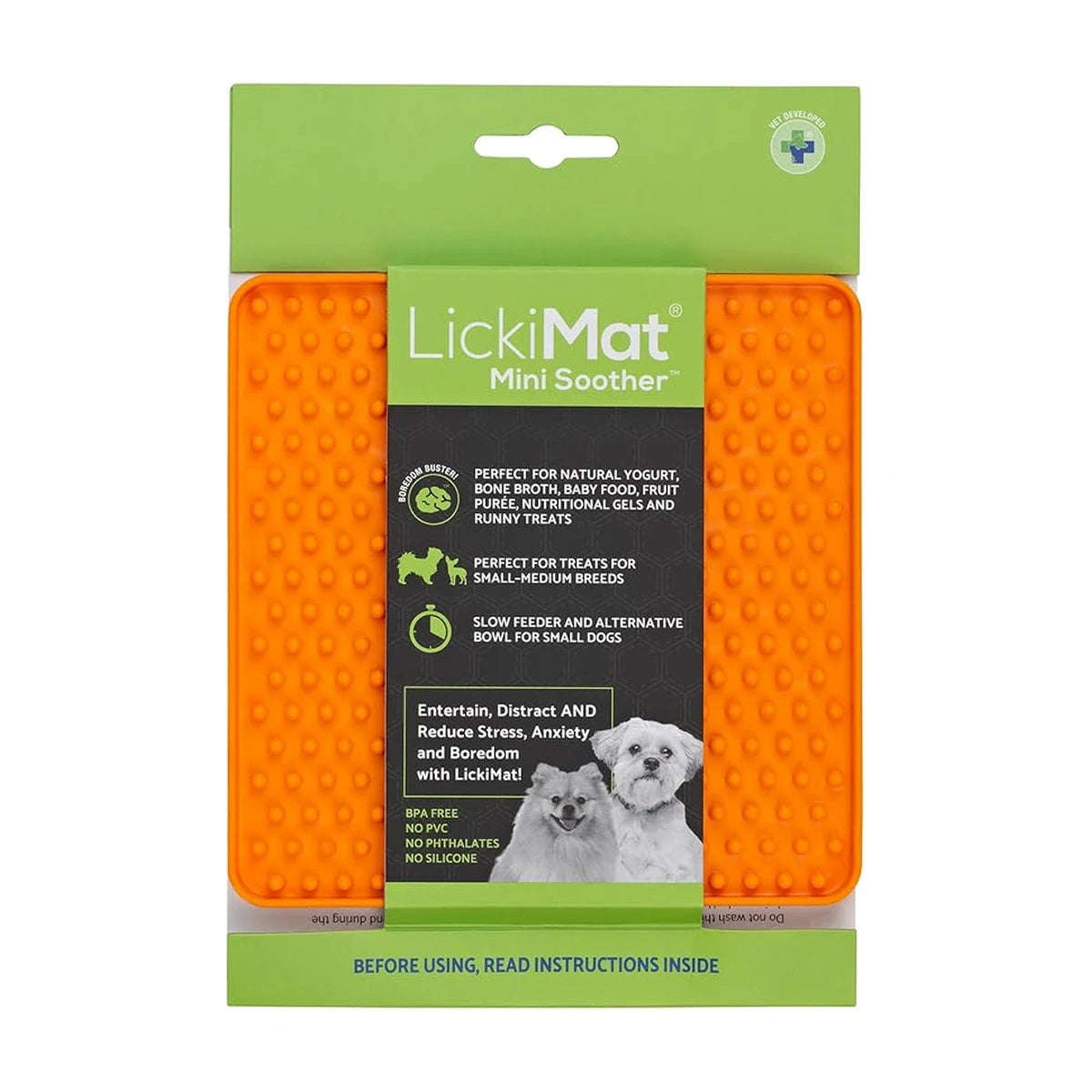 LickiMat Mini Classic 3 Pack Bundle (Buddy + Playdate + Soother)
