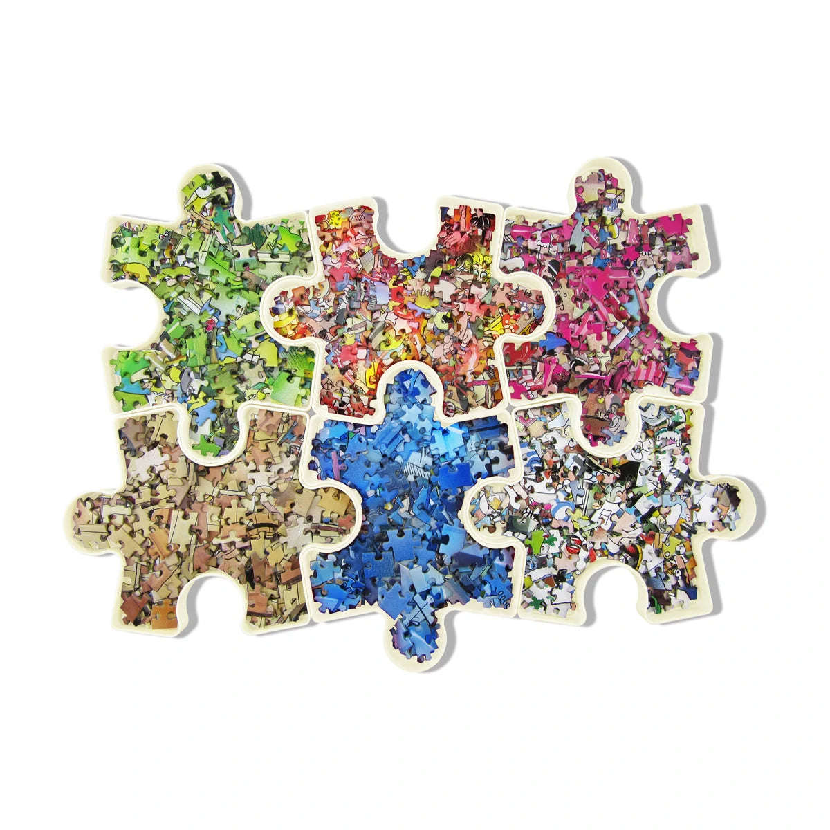 RGS Stackable Puzzle Sorting Trays: Set of 6