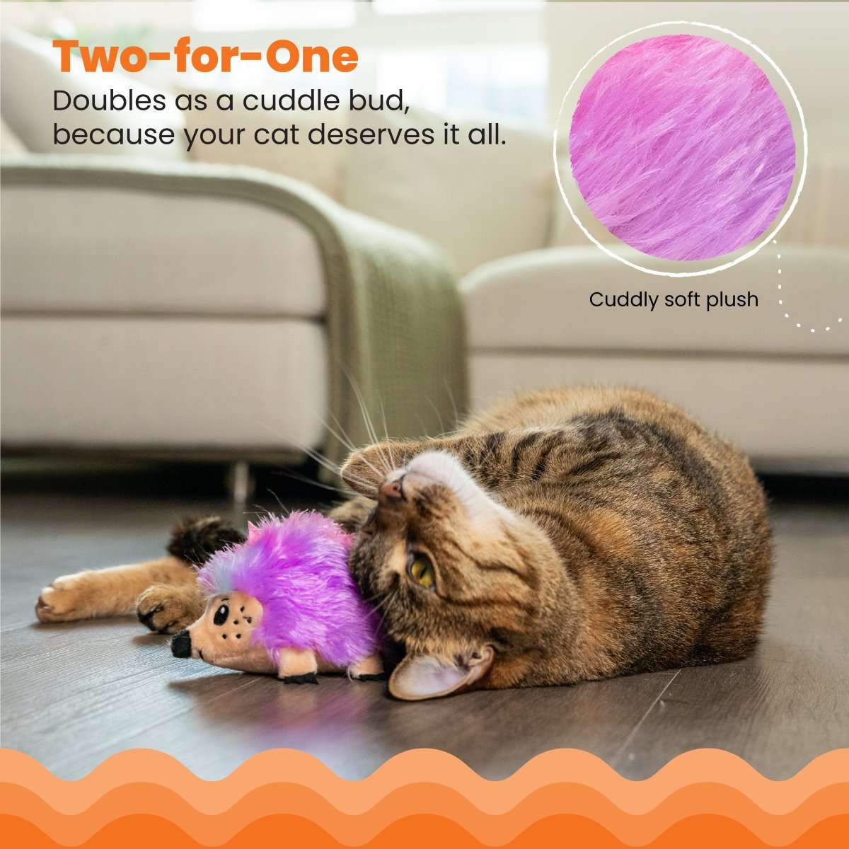 Catstages Catnip Plushies Hedgehog Plush Catnip Cat Toy