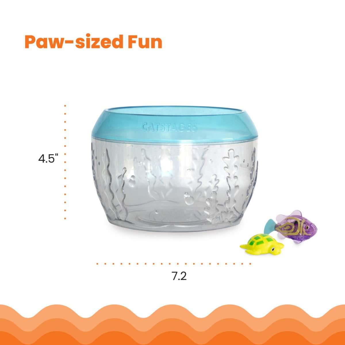 Catstages MEOW-SMERIZING Fish Bowl Cat Toy