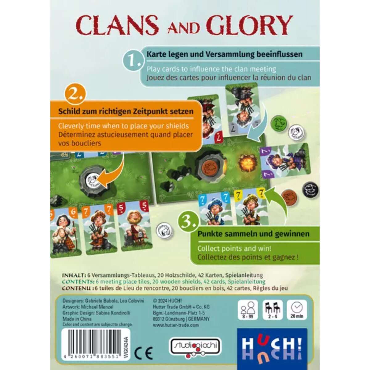 Clans and Glory Strategy Card Game
