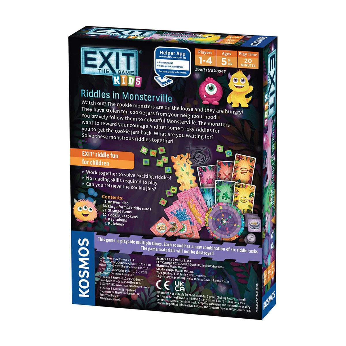 EXIT Kids: Riddles in Monsterville Game