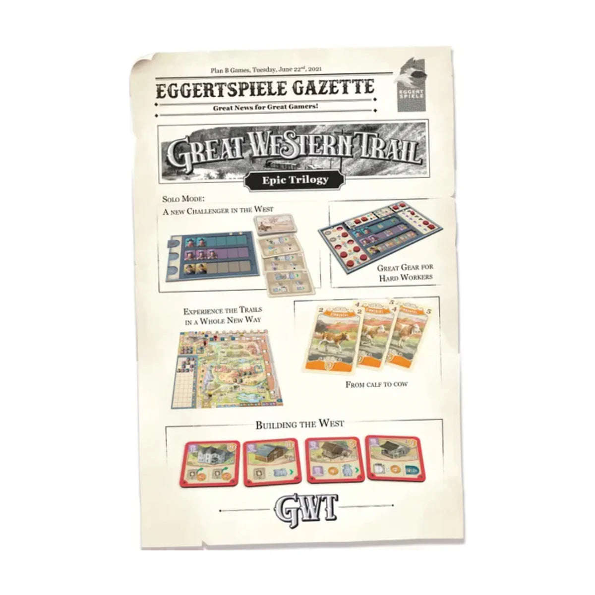 Great Western Trail 2nd Edition Board Game
