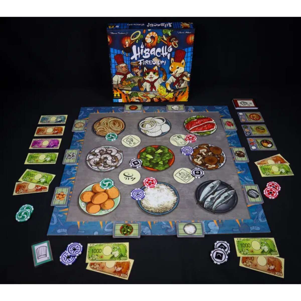 Hibachi Fired Up! Dexterity Board Game