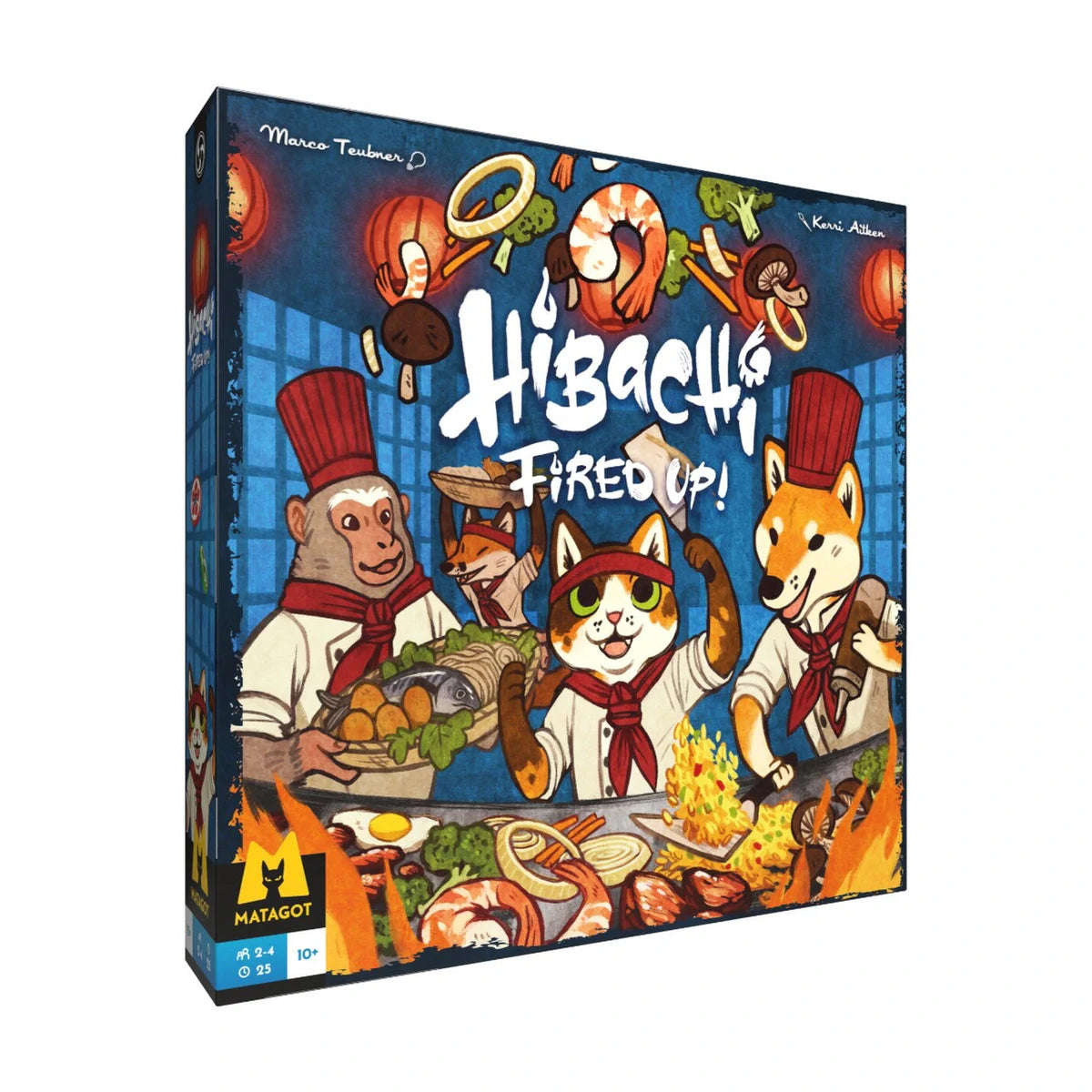 Hibachi Fired Up! Dexterity Board Game