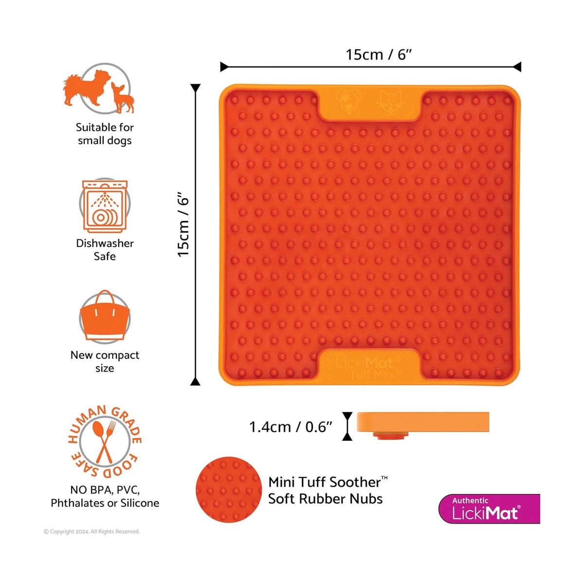 LickiMat Mini TUFF 3 Pack (Buddy + Playdate + Soother)
