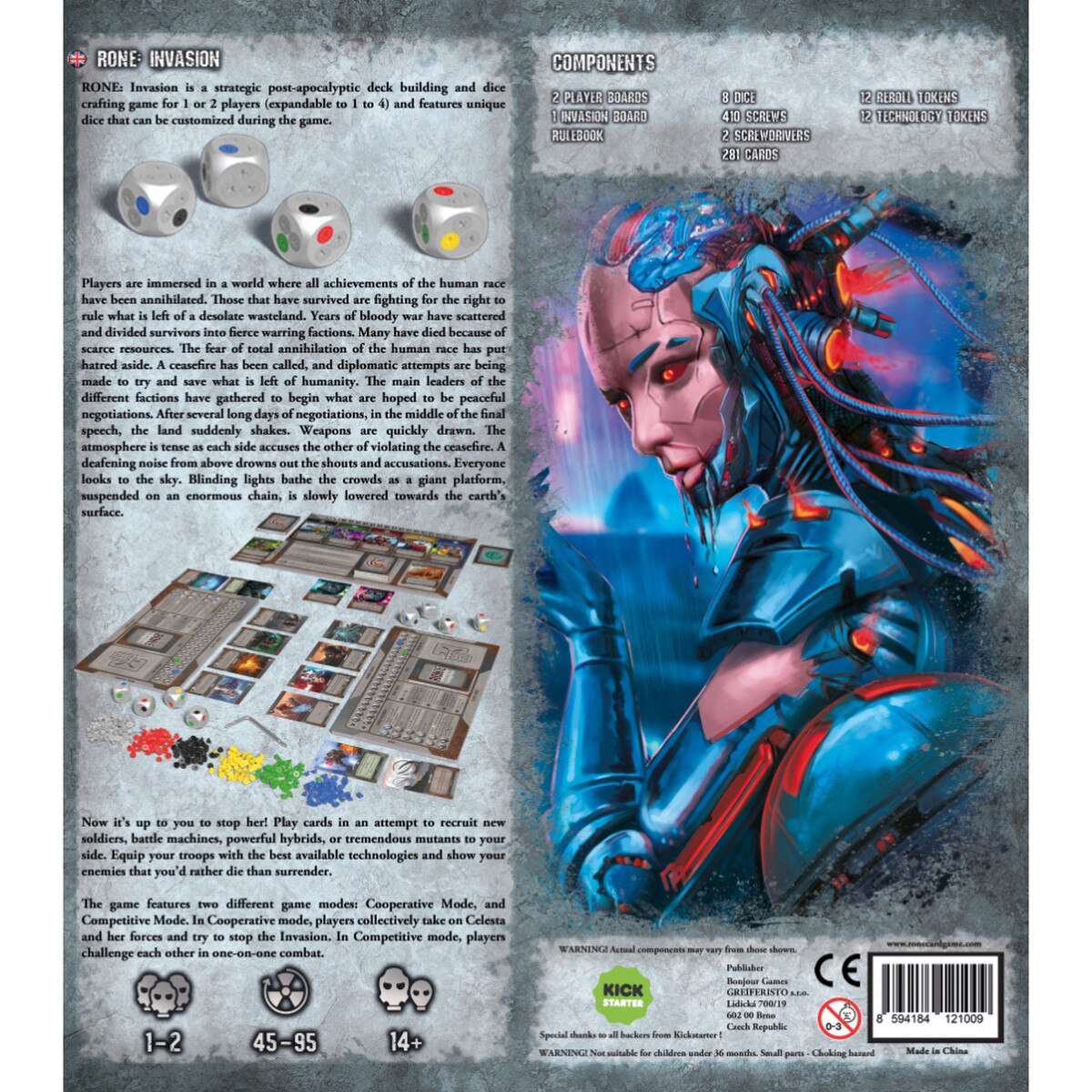 RONE: Invasion Deck-Building Board Game