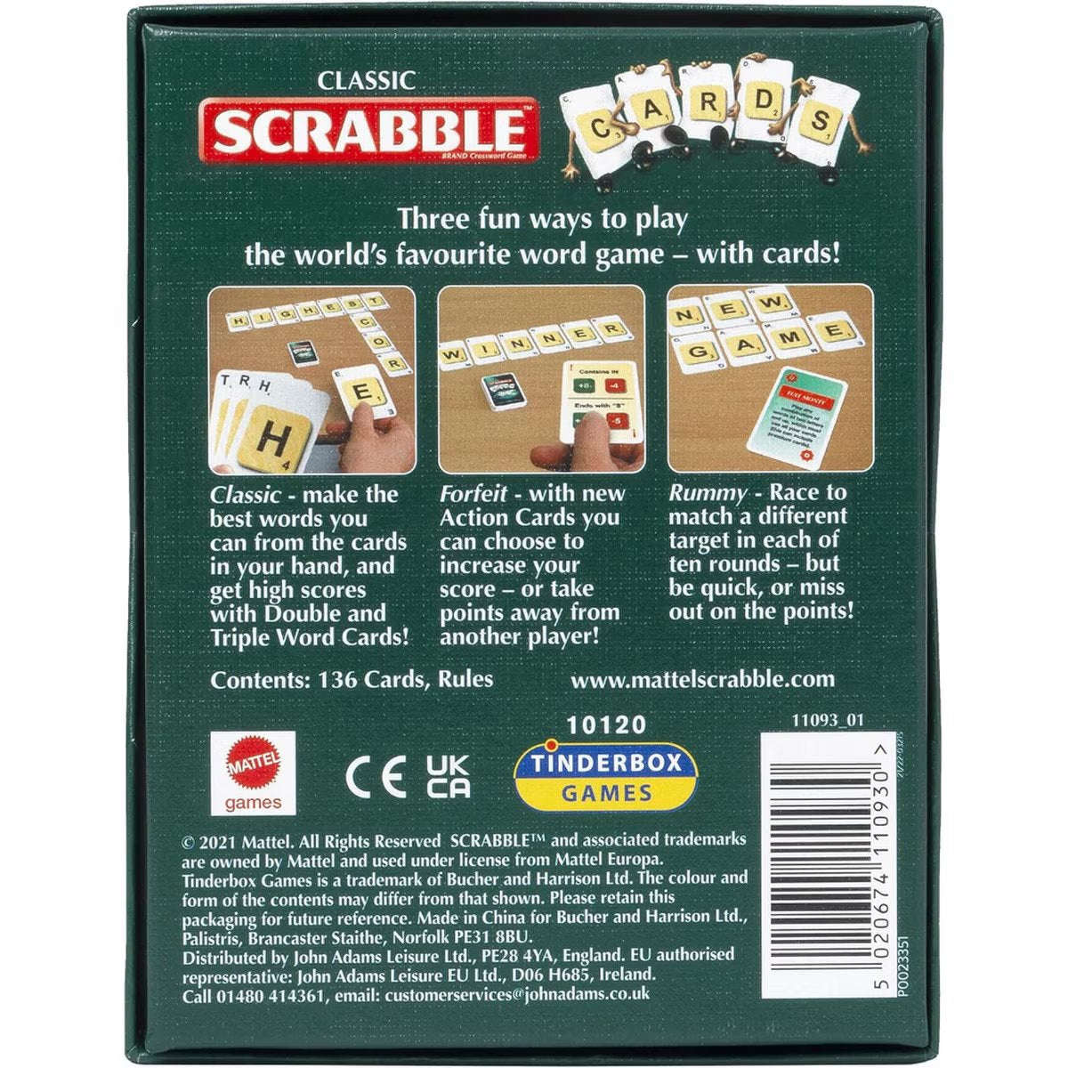 Scrabble Cards Word Game