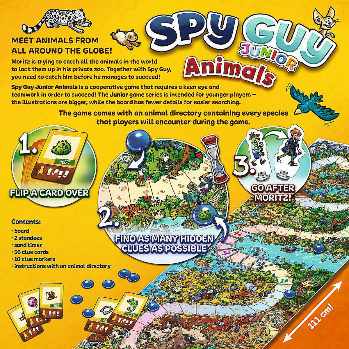Spy Guy Junior Animals Board Game