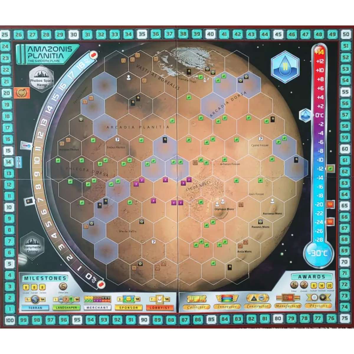 Terraforming Mars: Amazonis & Vastitas Board Game Expansion