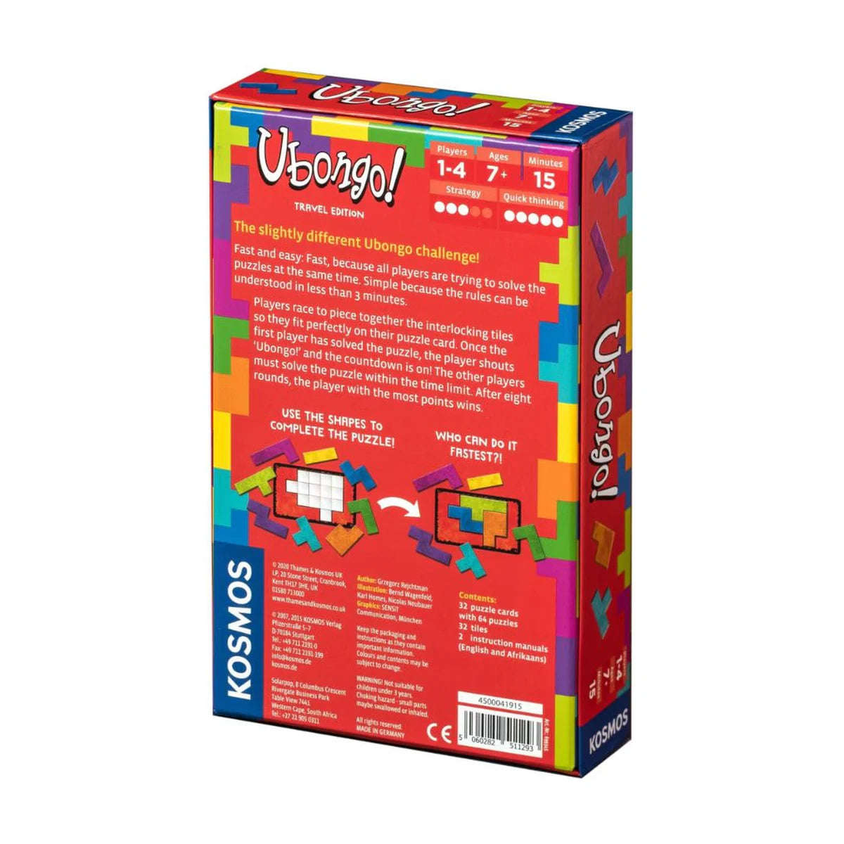 Ubongo! Travel Edition Puzzle Game