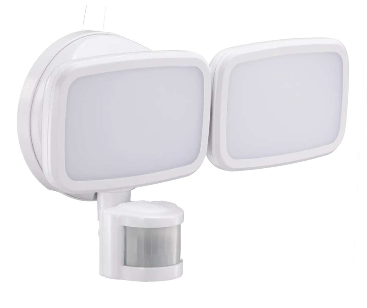 20W LED Infrared Sensor Security Light White IP65