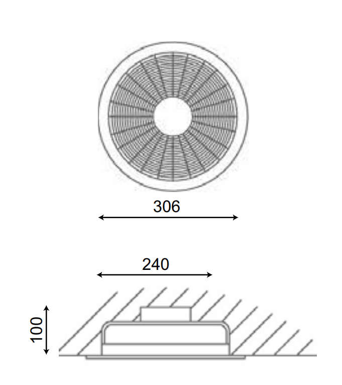 O-LITE 28W EXTRACTOR FAN