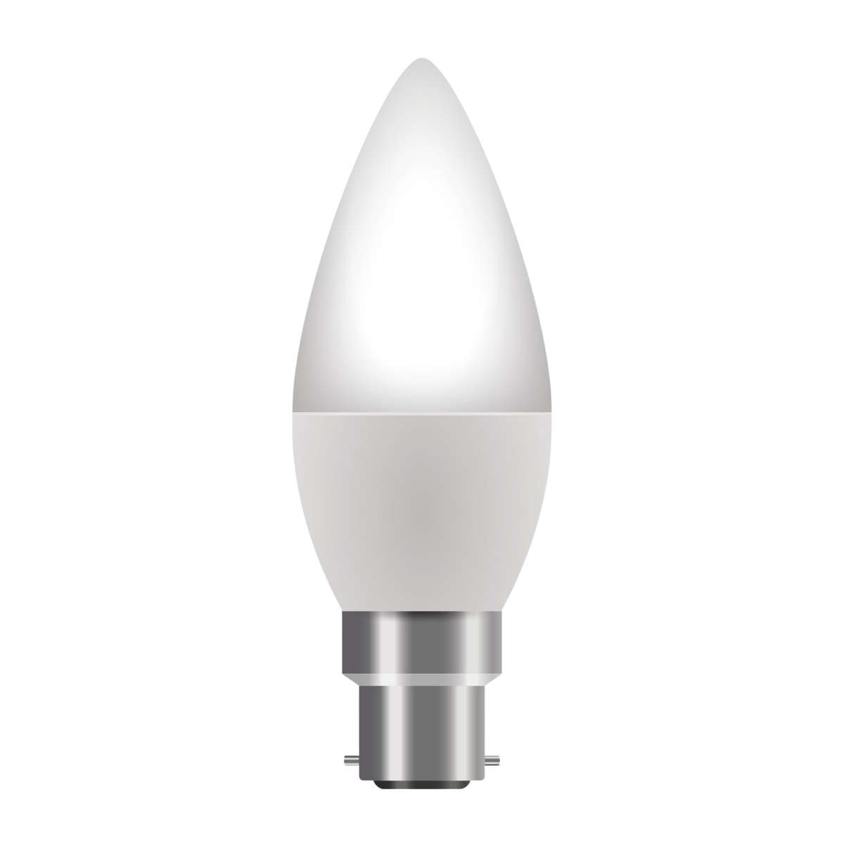 5W Daylight B22 LED Candle Globe