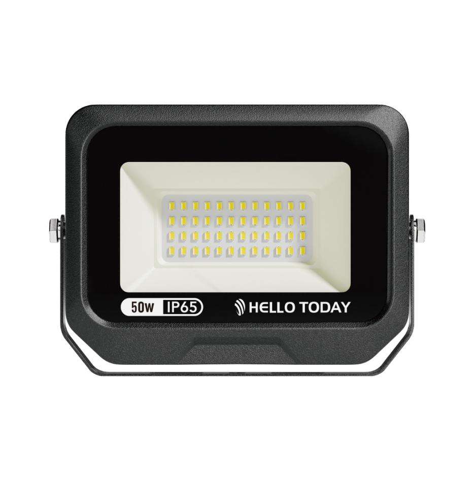 HELLO TODAY 50W LED FLOODLIGHT 6500K BLACK