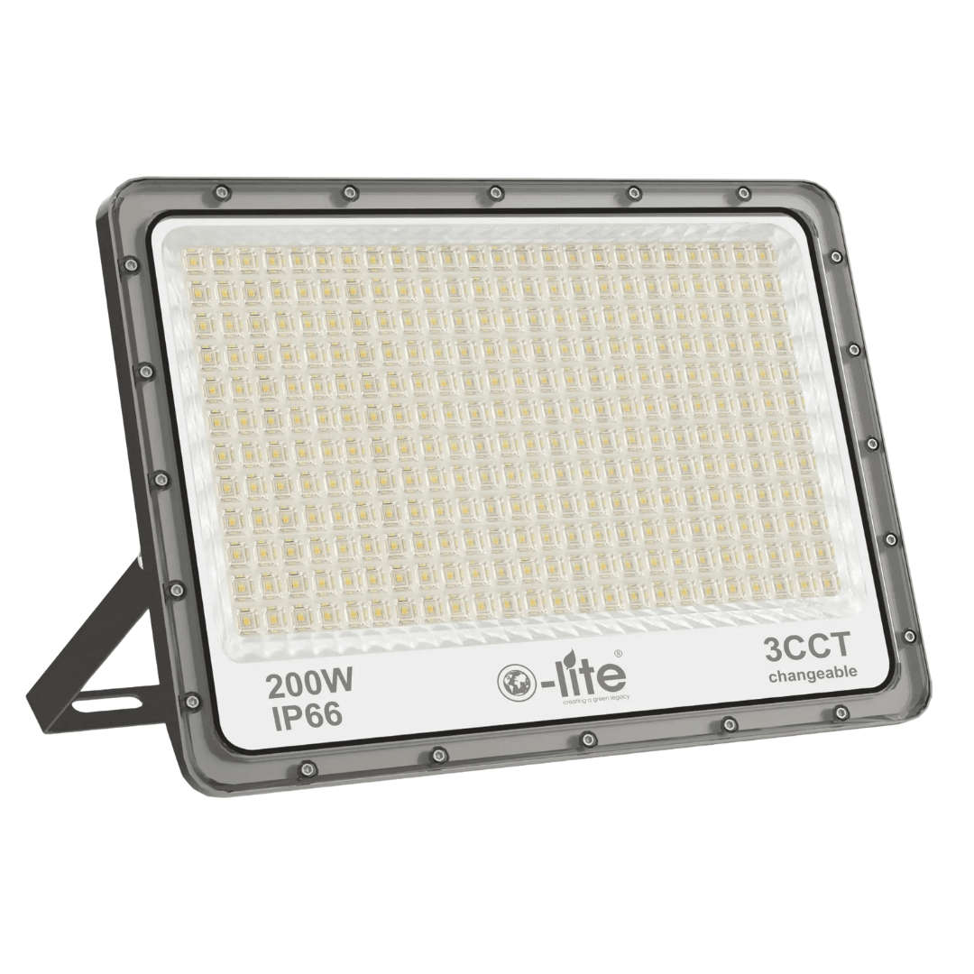 O-Lite 3CCT-OFBN-200 200W 3CCT LED Floodlight