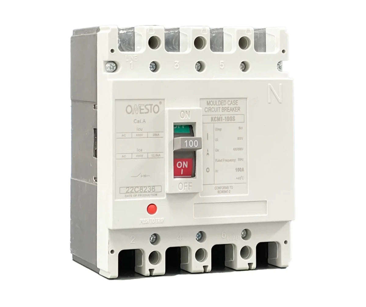 Onesto KCM1-100S-32-4 32A 4 Pole MCCB