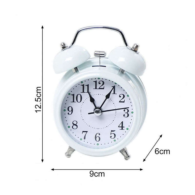 Metal Battery Powered Analogue Alarm Clock PJ-1150