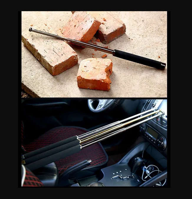 21'' Expandable Police Telescopic Self Defense Stick Baton FA-S02