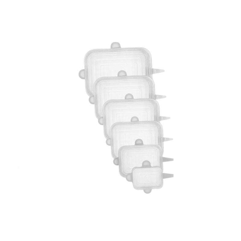 6 Piece Of Stretchable Universal Silicone Lid Cover IB-274