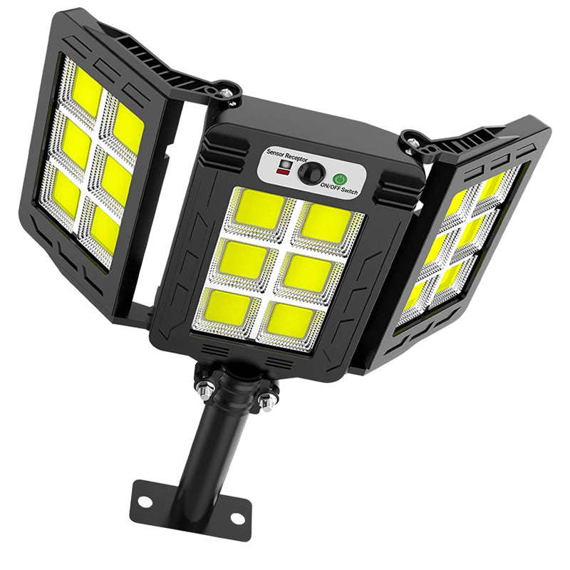 60W 3 Heads Smart Sensor Outdoor Solar Flood Light GD-7860-A